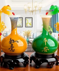 CẶP 02 Bình Hút Tài Lộc BÌNH AN và NHƯ Ý Sang Trọng