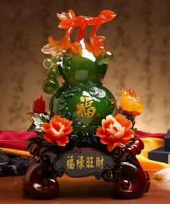 Hồ Lô Phong Thủy – Chiêu Tài Hút Lộc, Biểu Tượng May Mắn Và Bình An - Màu Xanh