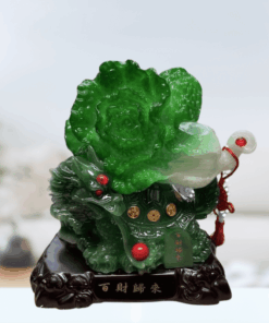 Tượng Long Quy Kéo Bắp Cải Phong Thủy