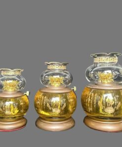 Đèn Dầu Họa Tiết Tâm Kinh