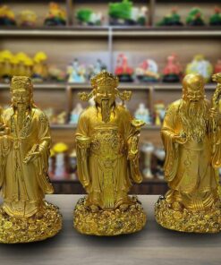 Tượng 3 Ông Phúc Lộc Thọ Giả Vàng