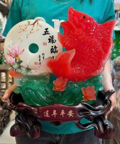 Tượng Cá Chép Vượt Sóng Đồng Điếu