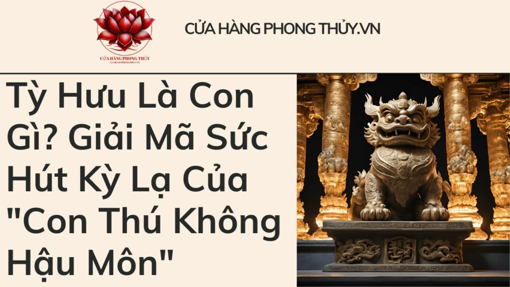 Tỳ Hưu Là Con Gì? Giải Mã Sức Hút Kỳ Lạ Của "Con Thú Không Hậu Môn"