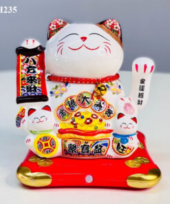 Mèo Thần Tài Vẫy Tay Kinh Doanh Hưng Thịnh Cao 32cm