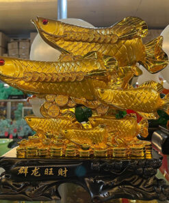 Tượng Đàn Cá Vàng 32x32cm