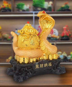 Tượng Rắn Quấn Túi Tiền
