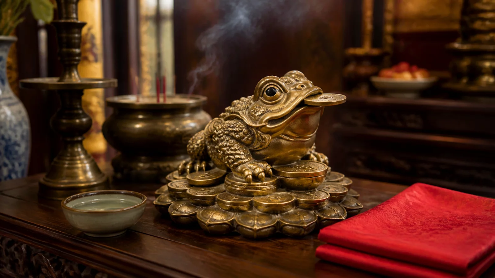 Cách khai quang Cóc ngậm tiền