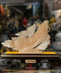 Tượng Cá Chép Mẫu Tử 35X50X13Cm - Đổi Màu