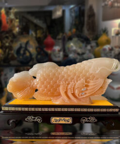 Tượng Cá Rồng 27x50x13cm - Đổi Màu