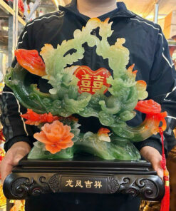 Tượng Gậy Như Ý Long Phụng