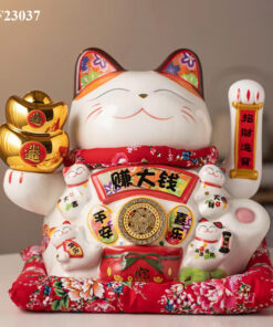 Mèo Thần Tài Vẫy Tay Đại Phát Cao 32cm