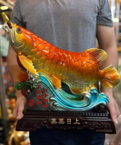 Tượng Cá Rồng Ngũ Sắc