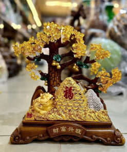 Tượng Cây Tiền Tài Lộc Thiềm Thừ Núi Vàng Núi Bạc