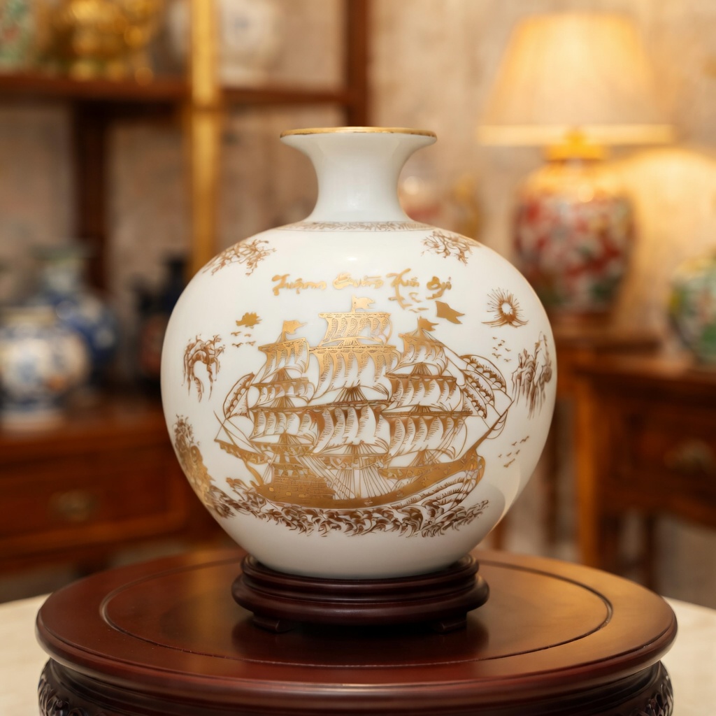 Bình Hút Lộc Thuận Buồm Xuôi Gió - 7 Màu - Màu Trắng Bình Hút Lộc Thuận Buồm Xuôi Gió Màu Trắng