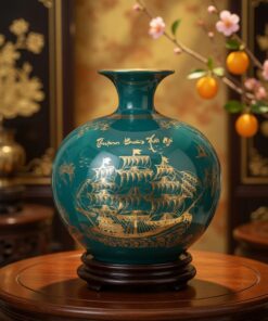 Bình Hút Lộc Thuận Buồm Xuôi Gió Màu Xanh Mallard