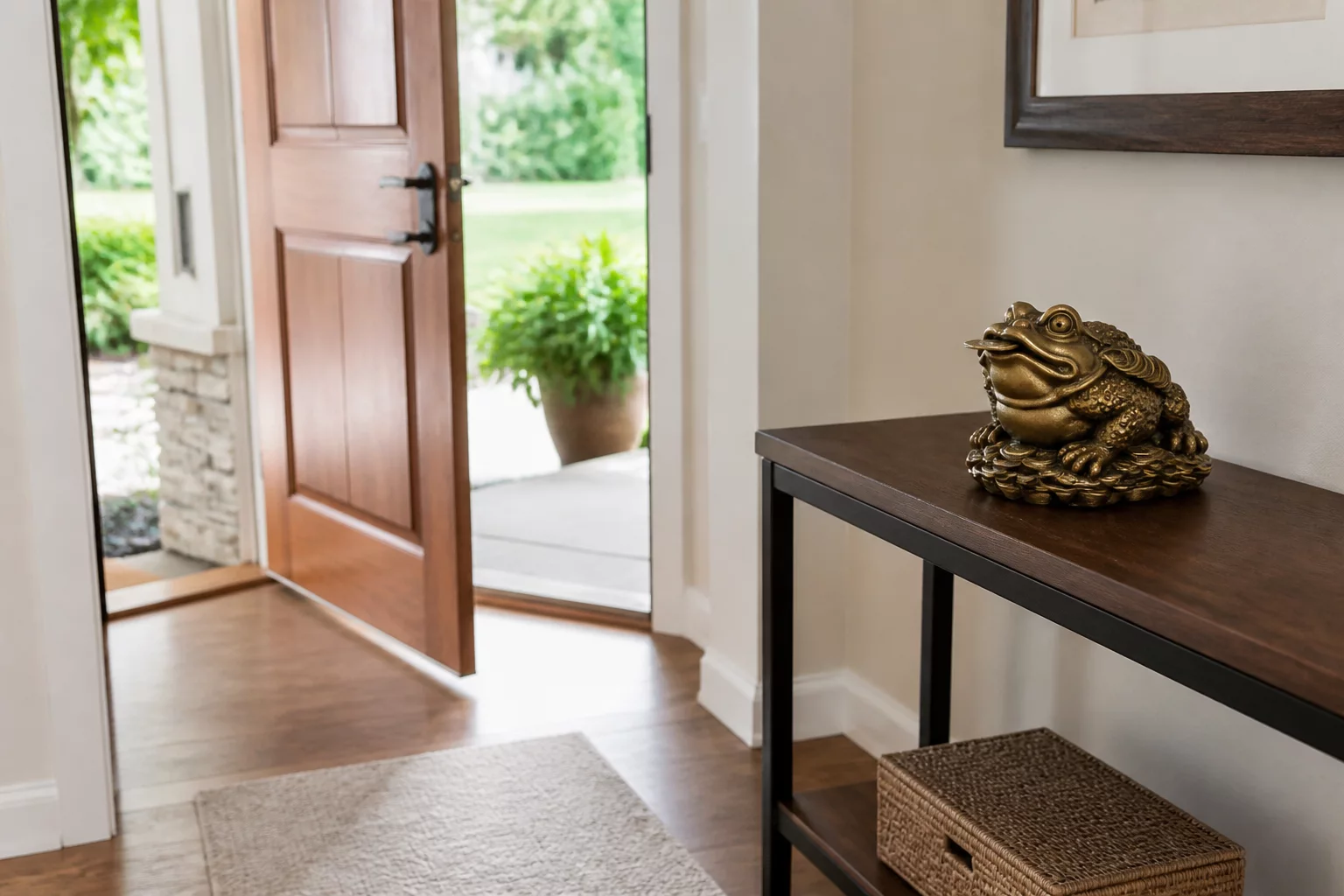 Thiềm Thừ đặt gần cửa ra vào an toàn
