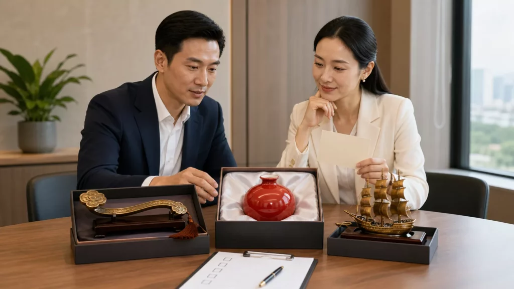 Tư vấn quà phong thủy tặng đối tác tại phòng họp
